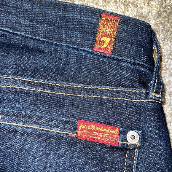 7 For All Mankind The Mid Rise Ankle Skinny Size 29 - Picture 3 of 8